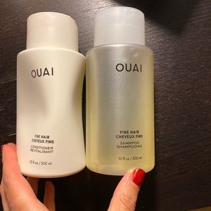 OUAI Fine Hair Shampoo Conditioner